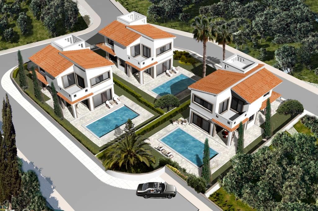 3 Bedroom Under Construction Villa for Sale in Peyia