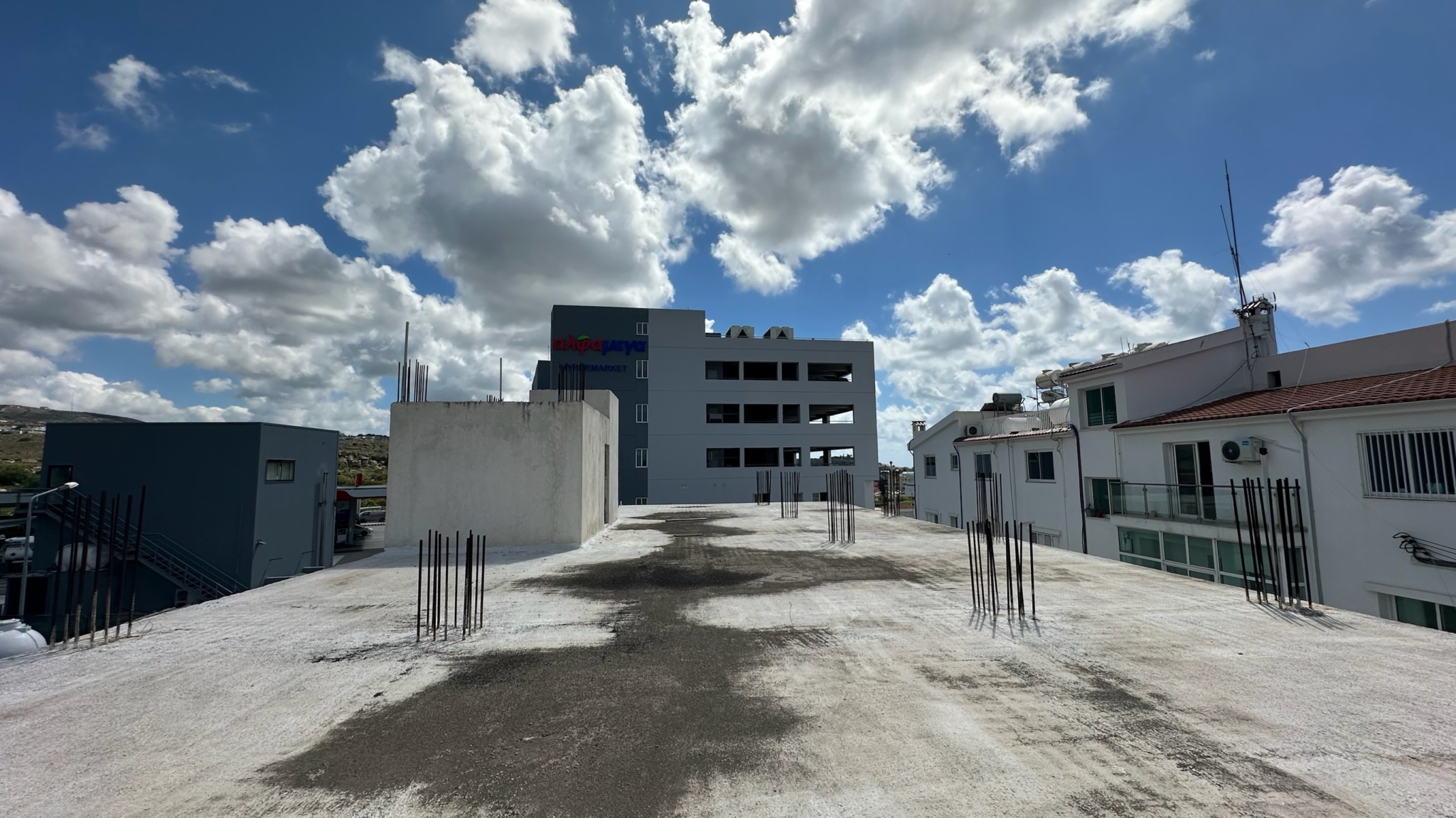 Commercial Plot with Unfinished Building Development for rent in Agios Theodoros, Paphos