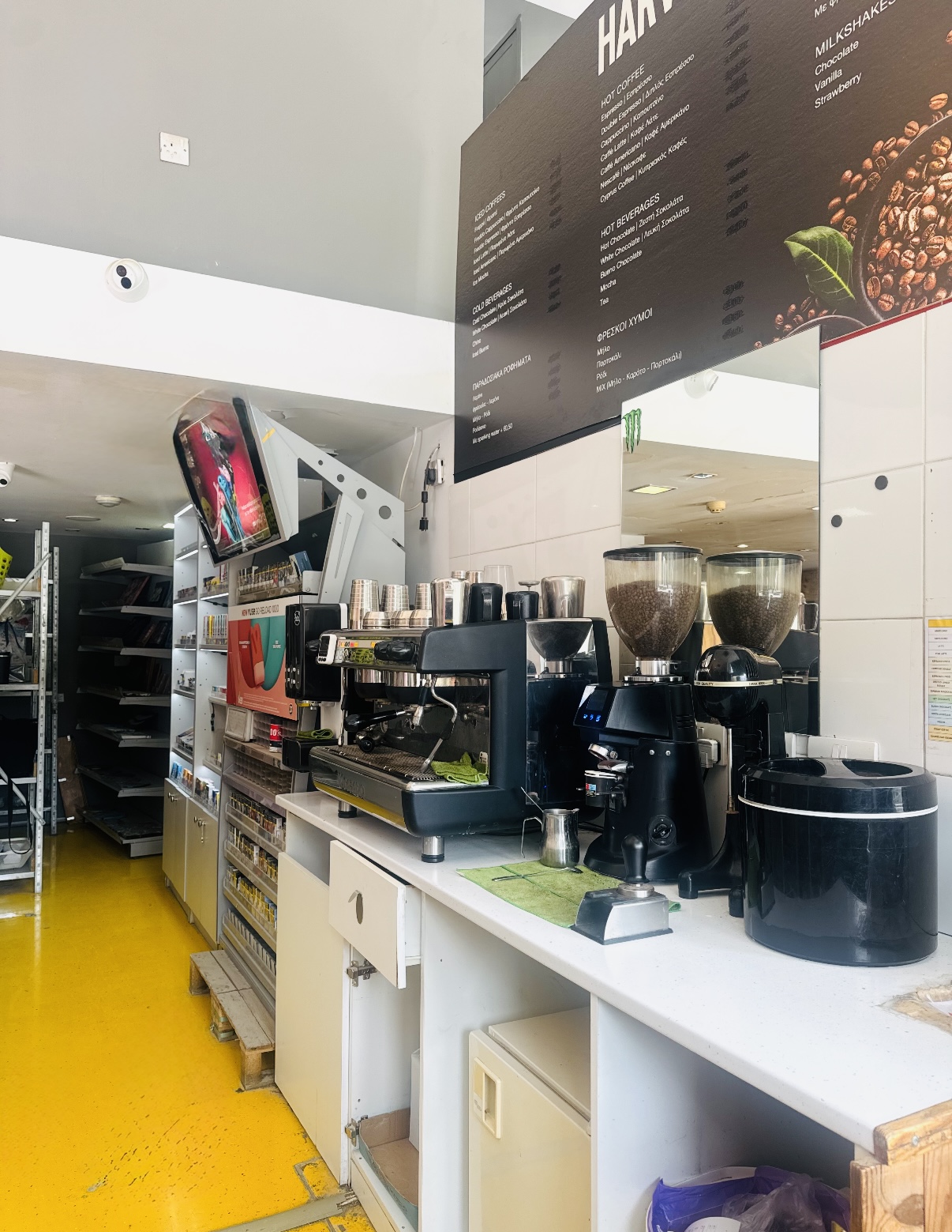 FOR SALE–MINI MARKET-KIOSK-COFFEE SHOP IN PRIME LOCATION NICOSIA CITY CENTER