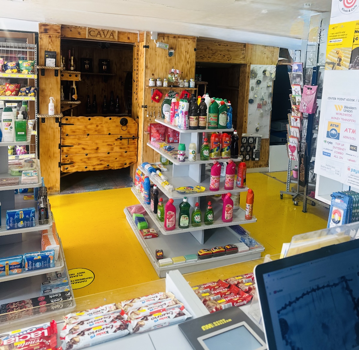 FOR SALE–MINI MARKET-KIOSK-COFFEE SHOP IN PRIME LOCATION NICOSIA CITY CENTER