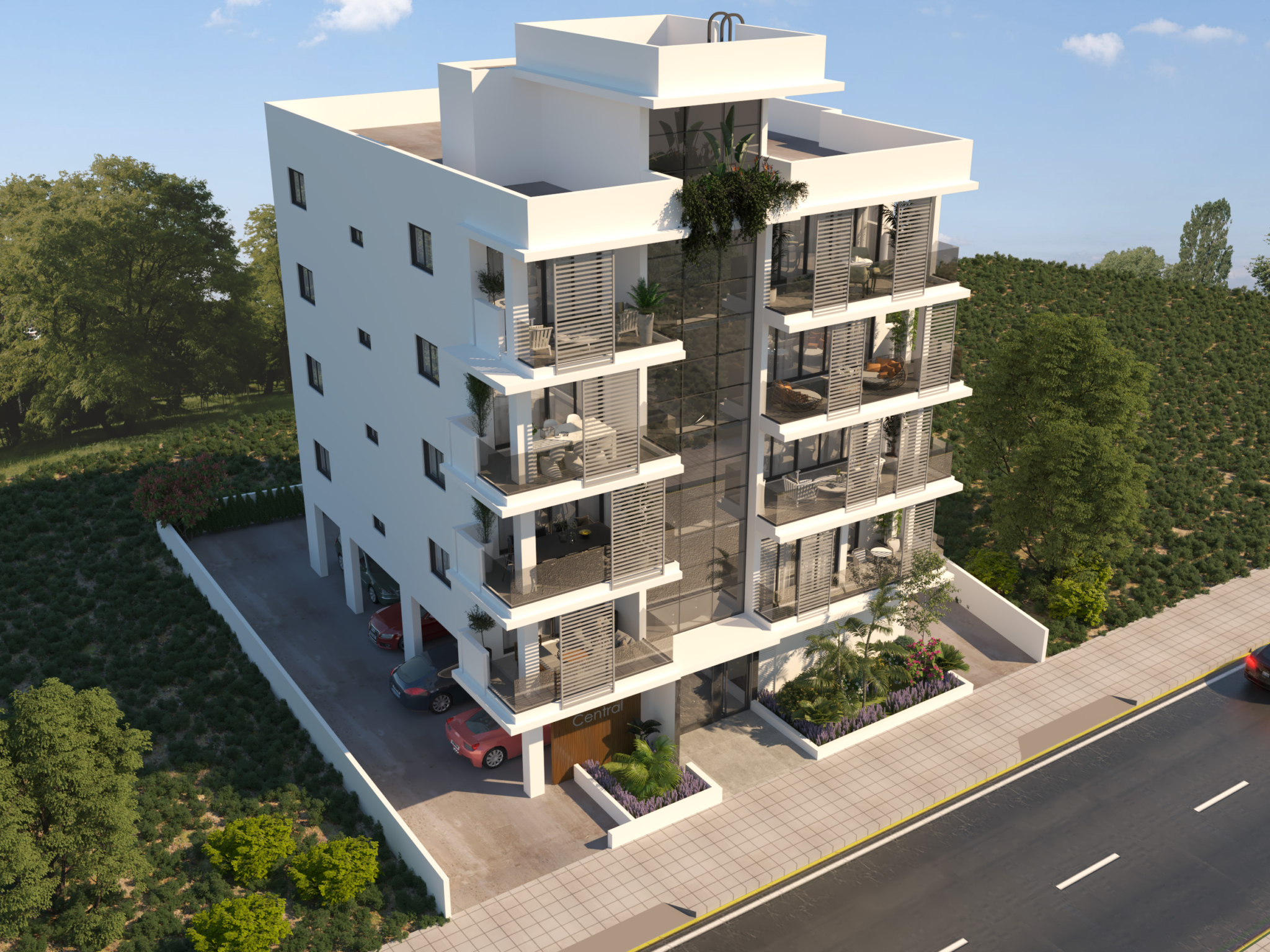 final-central-6 2+3 Bedroom Flats for Sale, Nicosia, Under Construction