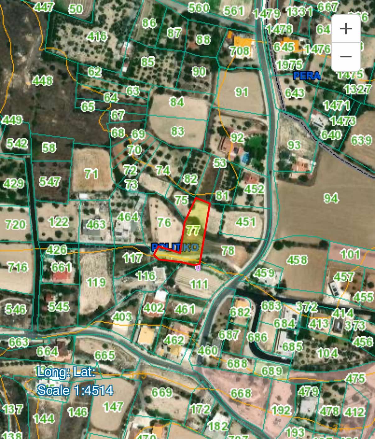 Plot For Sale In Politiko, Nicosia